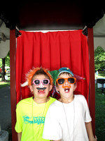 Dragon Boat Festival - red curtain booth